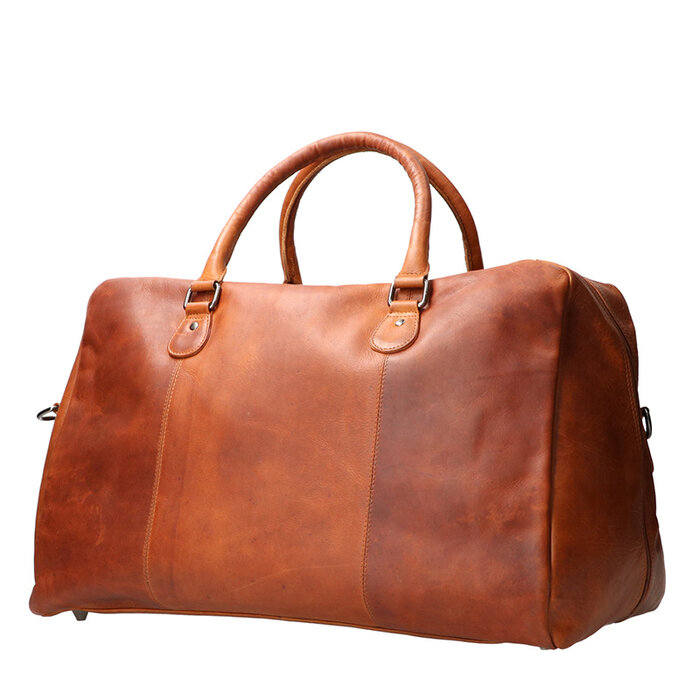 Leather Design Weekender natural