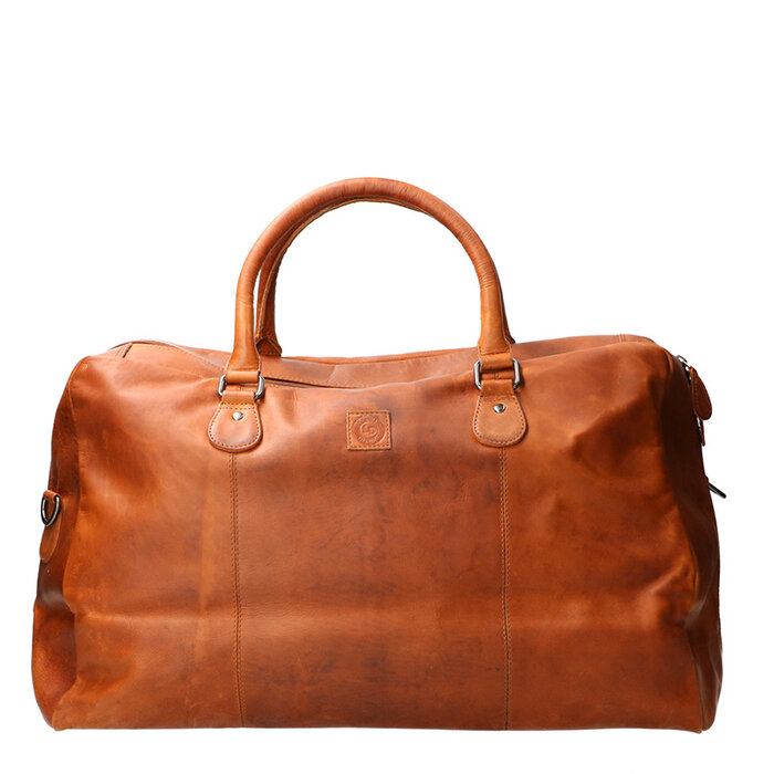 Leather Design Weekender natural