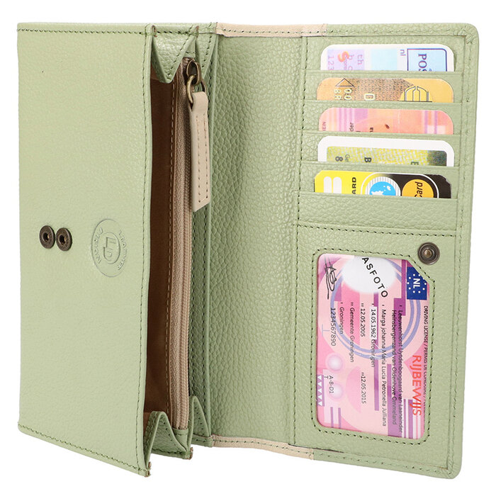Leather Design Ladies wallet Jade