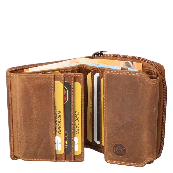 Ladies wallet with zipper hunter