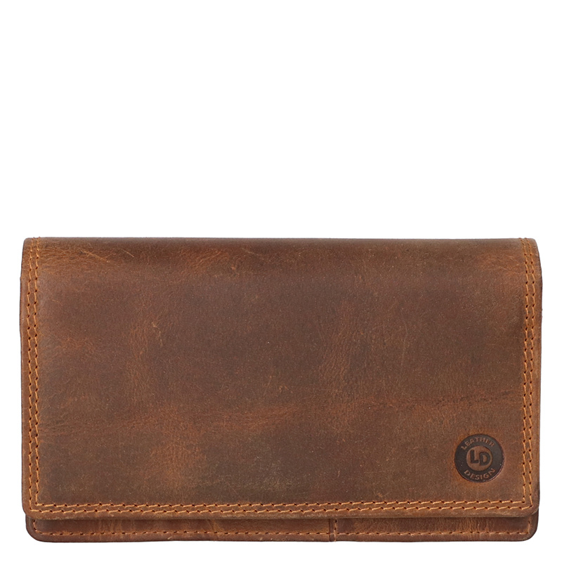 Leather Design Stacy – Dames Harmonica Portemonnee