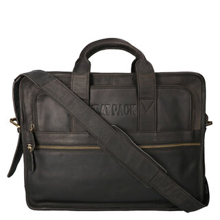 Orange Fire Rat Pack Hand Messenger Zwart 15 inch Laptop tas