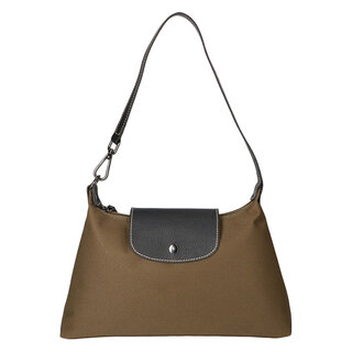 Shoulderbag Canvas green/black