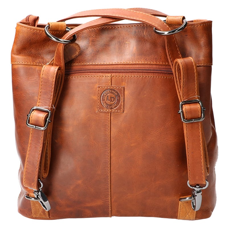 Leather Design Delilah – Lederen Schouder-/Rugtas
