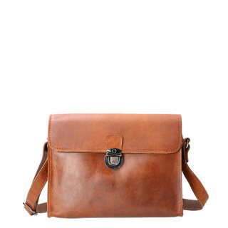 Flap bag with lock naturel