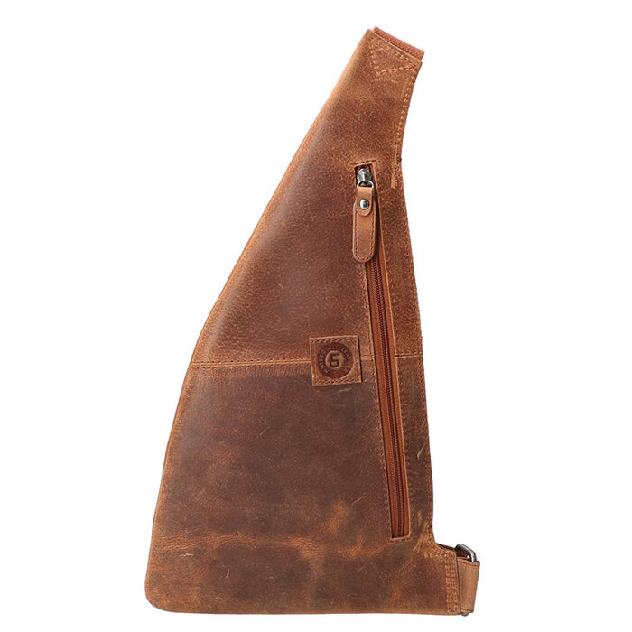 Leather Design Crossbody Tas