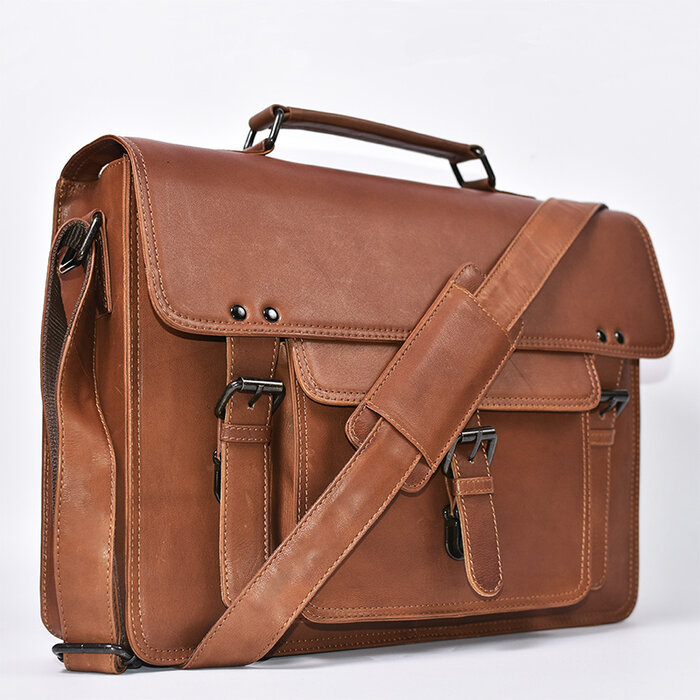 Leather Design The Regent | Lederen Werk- en Schoudertas