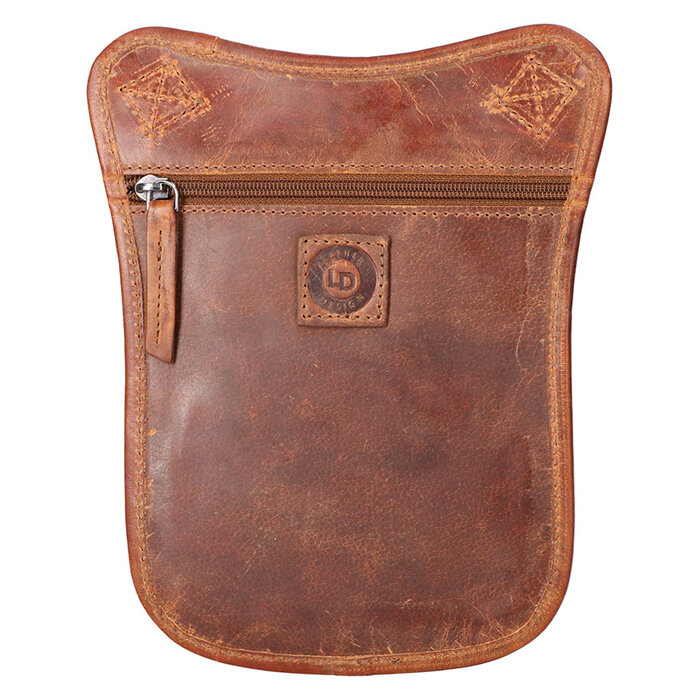 Leather Design Shoulder- and waistbag
