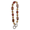 Bag Jewellery Stone chain Brown