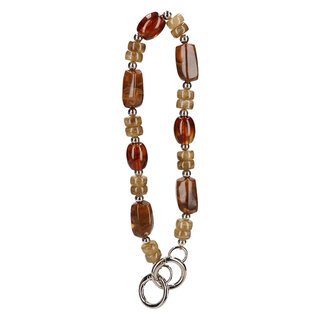 Bag Jewellery Stone chain Brown