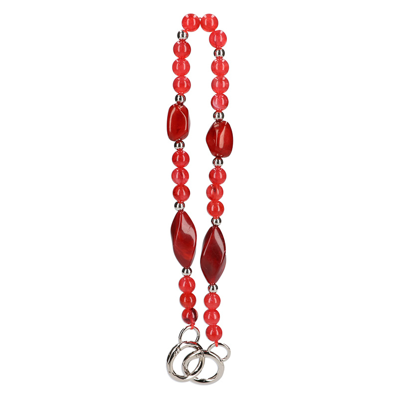 Bag Jewellery Stone chain Red
