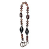 Bag Jewellery Stone chain Black - Grey