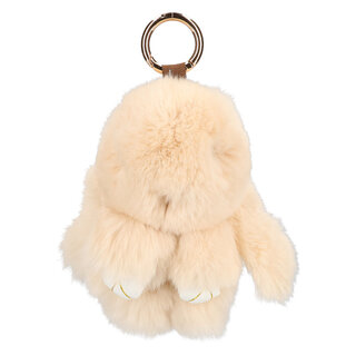 Bag Jewellery  Plush Rabbit Ecru
