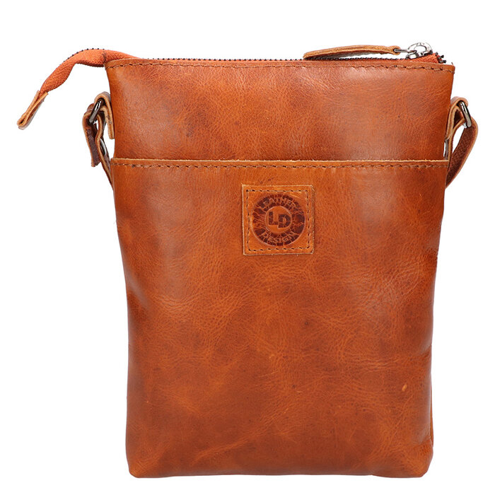 Leather Design Shoulderbag Natural