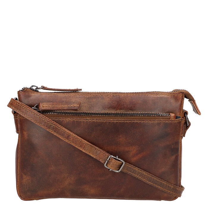 Leather Design Shoulderbag Hunter