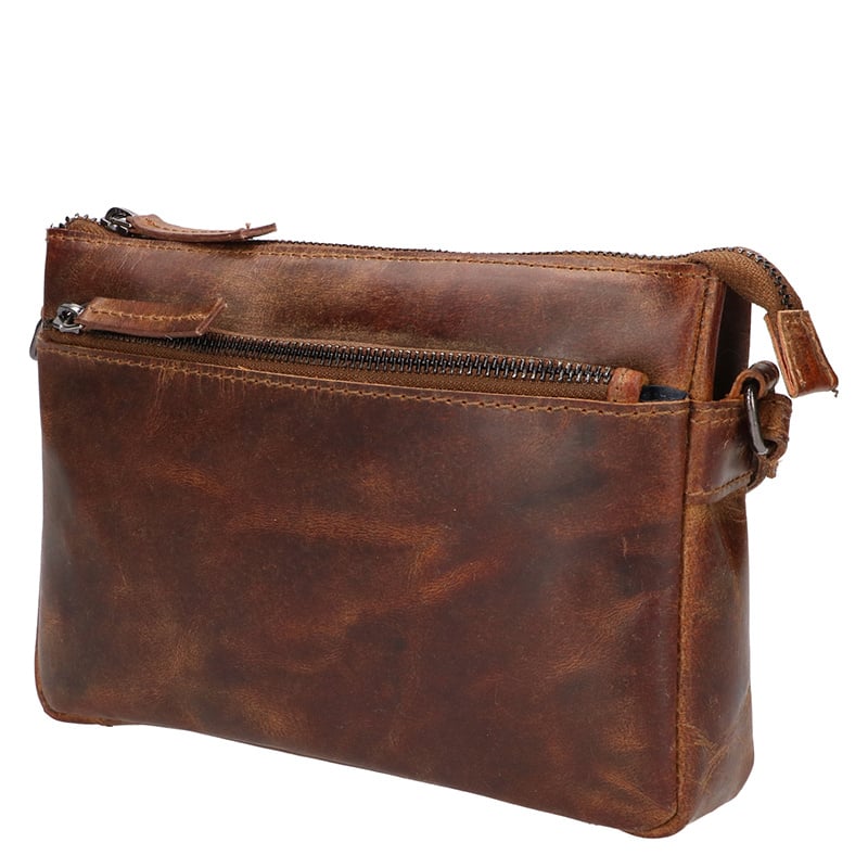 Leather Design Shoulderbag Hunter