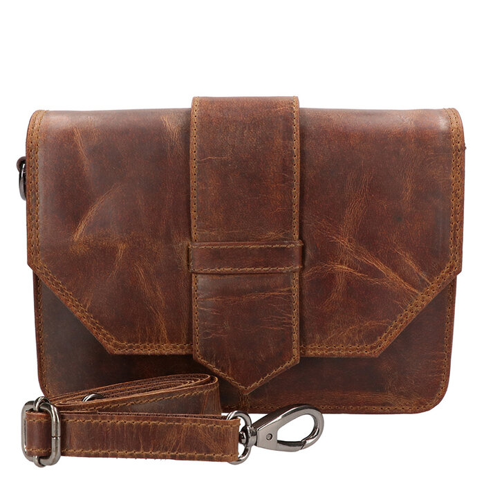 Leather Design Shoulderbag Hunter