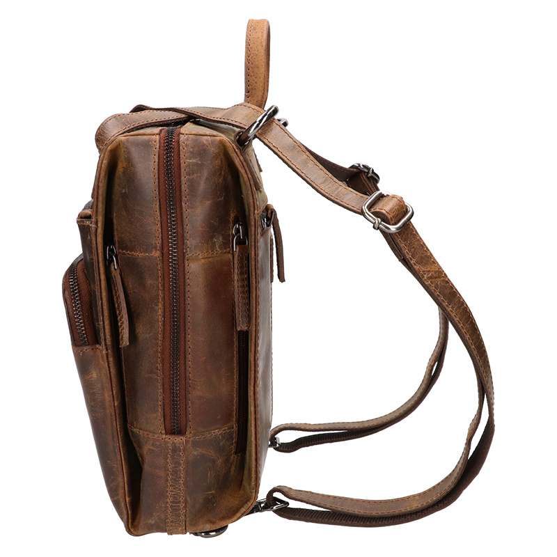 Leather Design Shoulderbag Hunter