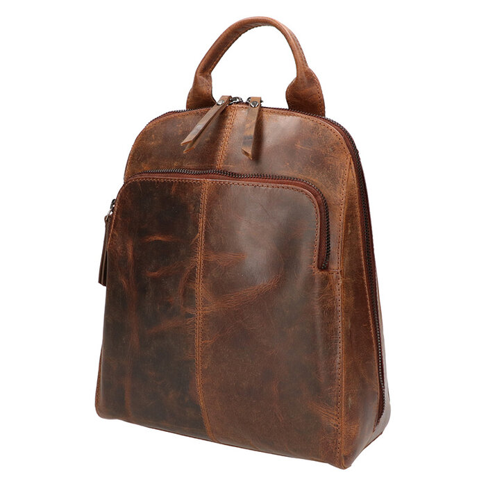 Leather Design Backpack hunter