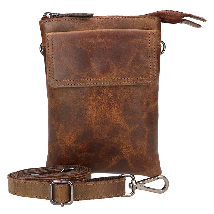 Leather Design Shoulderbag Hunter