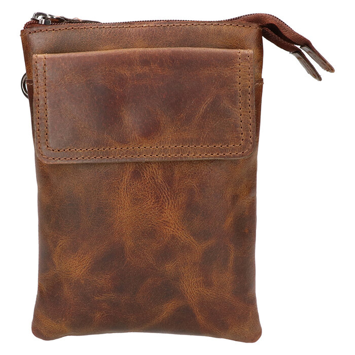 Leather Design Shoulderbag Hunter