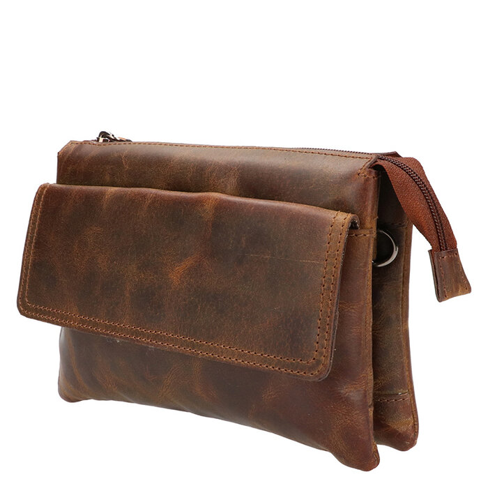 Leather Design Shoulderbag Hunter
