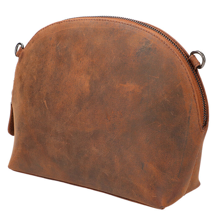 Leather Design Shoulderbag 3 pc Hunter