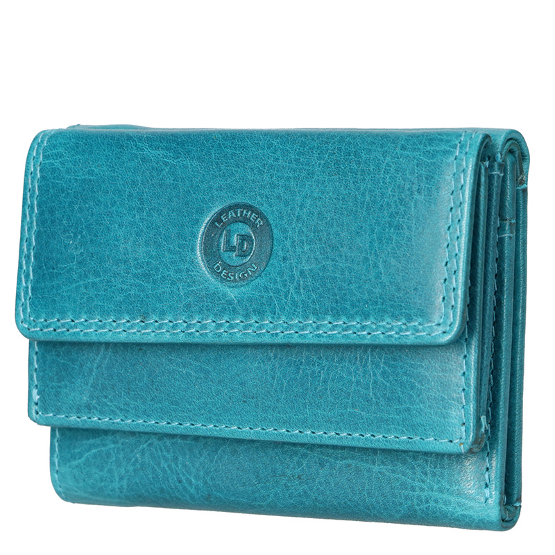 Leather Design HC Mini Wallet Tri-Fold