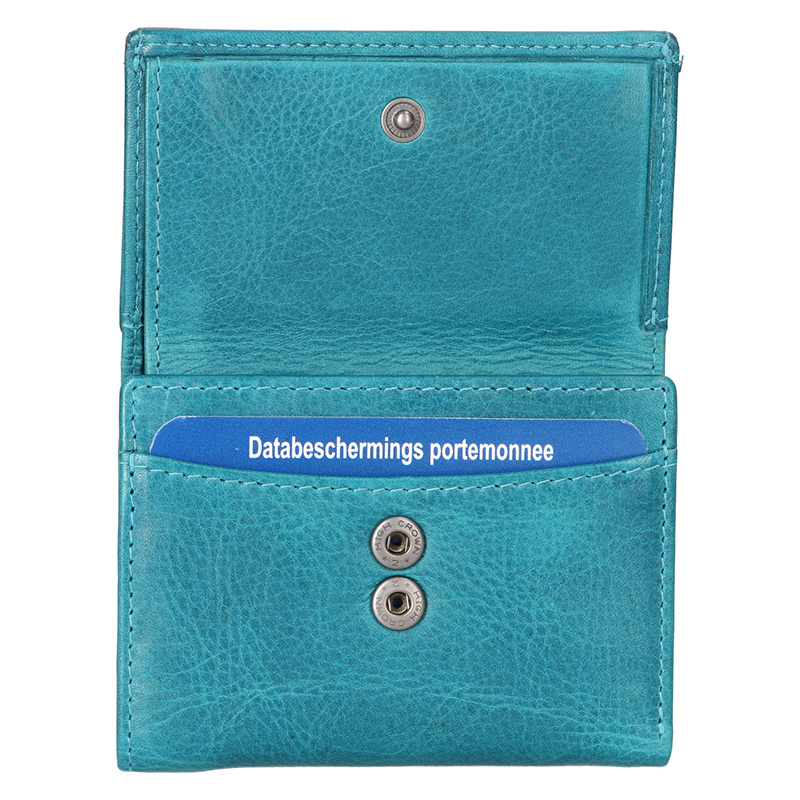 Leather Design HC Mini Wallet Tri-Fold