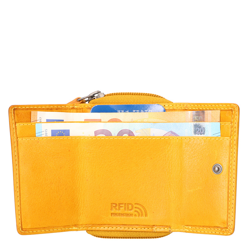 Leather Design HC Mini Wallet Zip-Combo