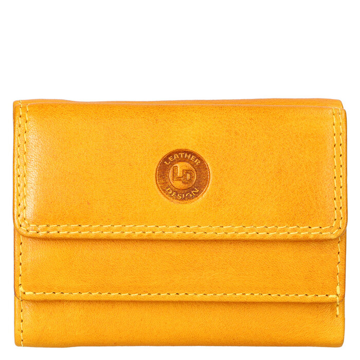 Leather Design HC Mini Wallet Tri-Fold