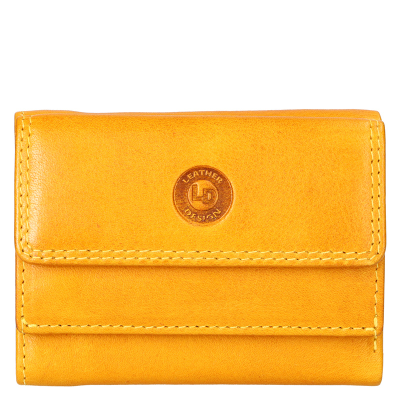 Leather Design HC Mini Wallet Tri-Fold