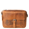 Lederen organizer Schoudertas