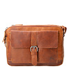 Lederen organizer Schoudertas
