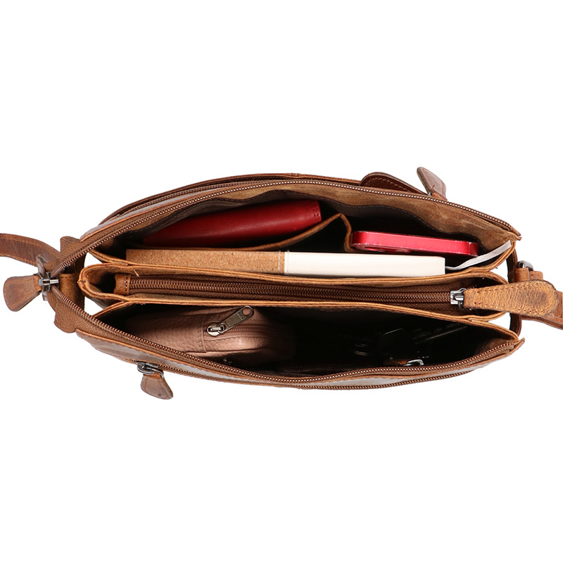 Leather Design Shoulderbag hunter