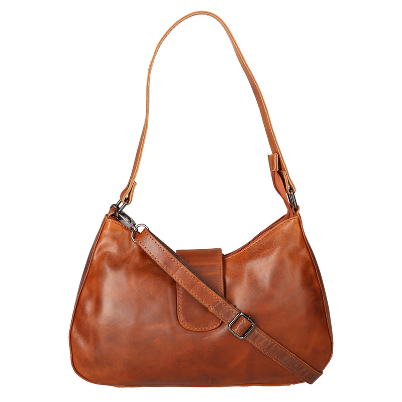 Leather Design Handbag Natural