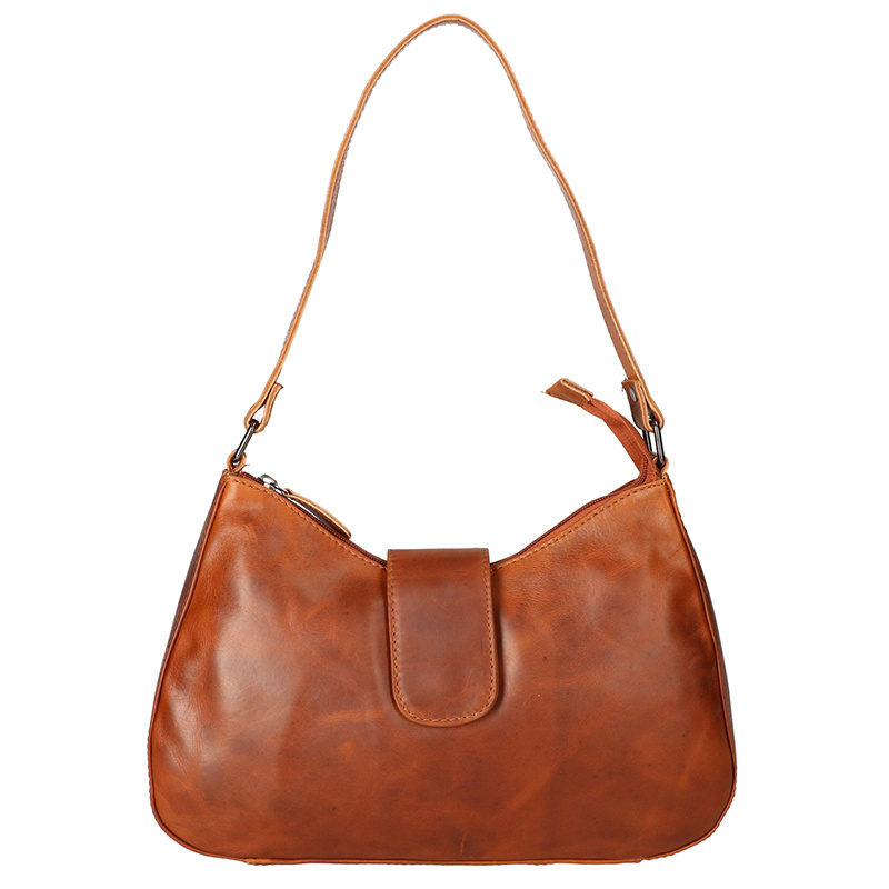 Leather Design Handbag Natural