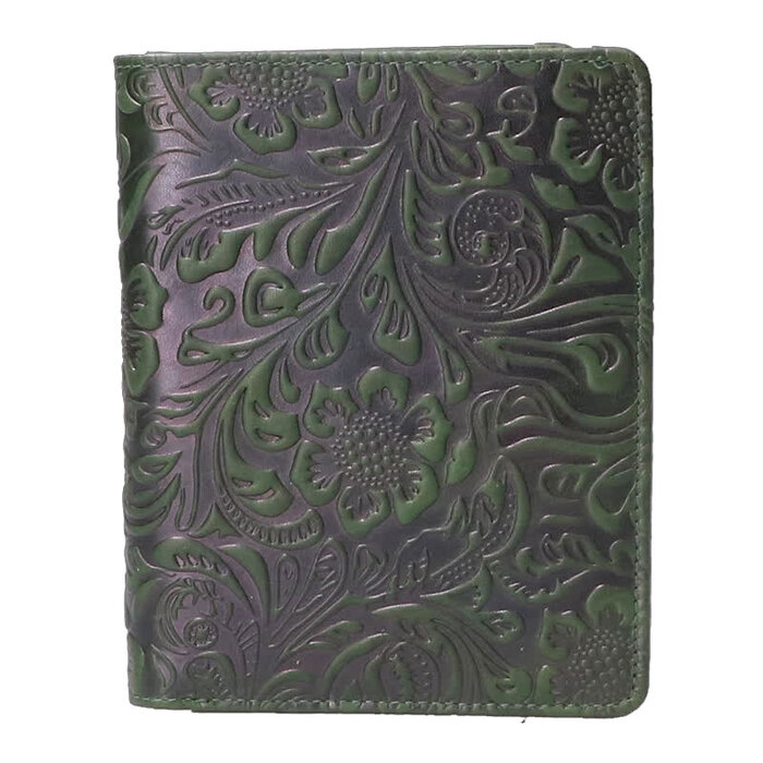 Leather Design Sasha – Vintage Flower Portefeuille