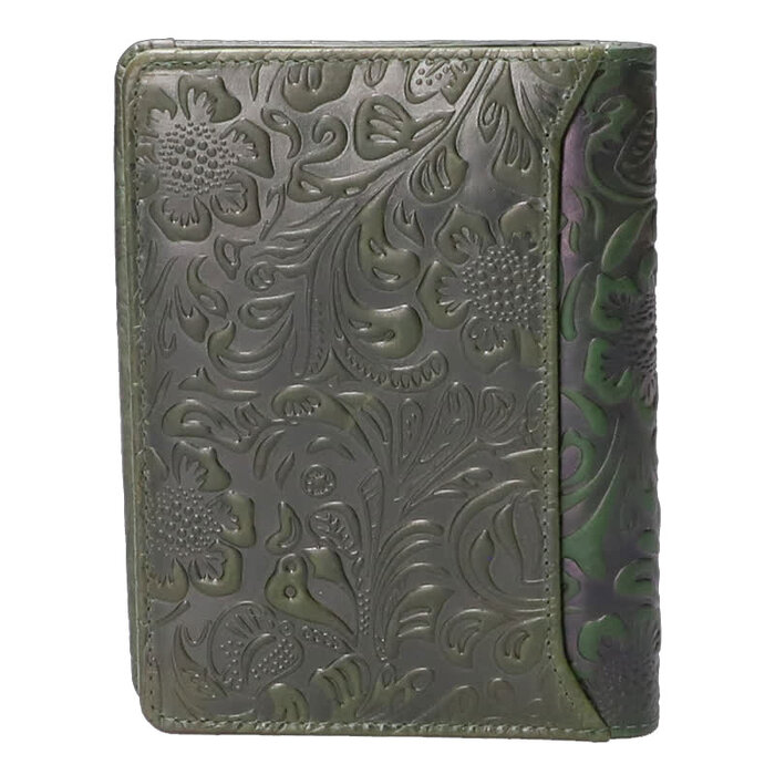 Leather Design Sasha – Vintage Flower Portefeuille