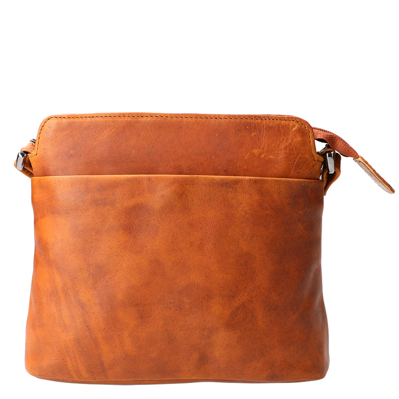 Leather Design Shoulder bag natural