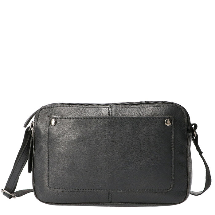 Leather Design Shoulder bag small natural