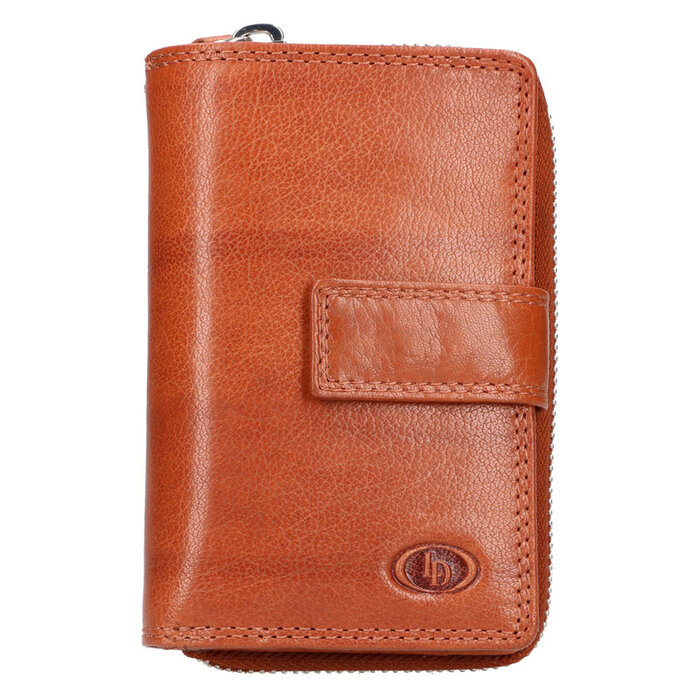 Leather Design Ladies zipper wallet