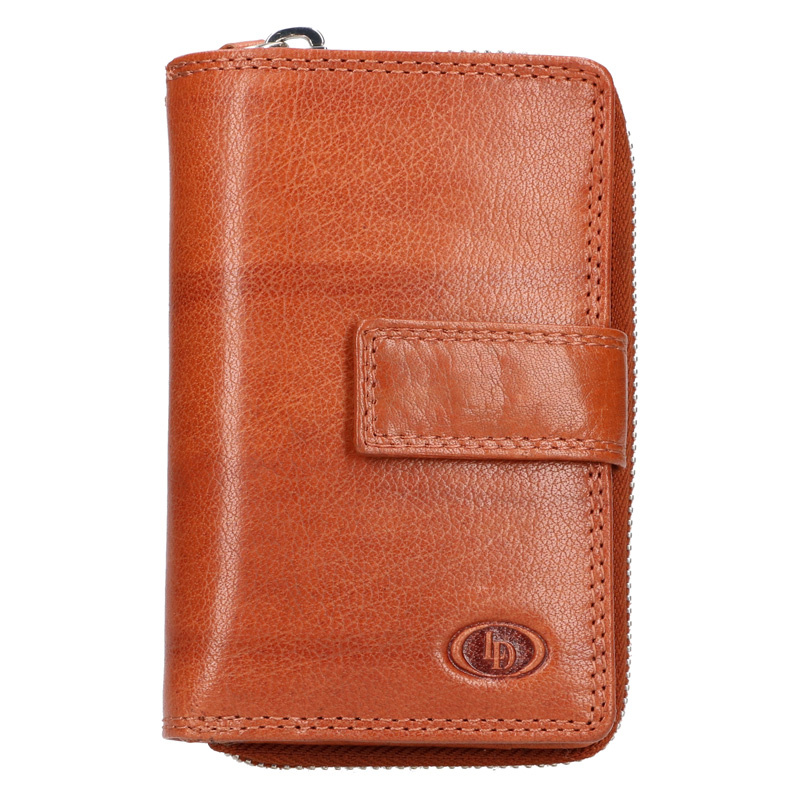 Leather Design Ladies zipper wallet