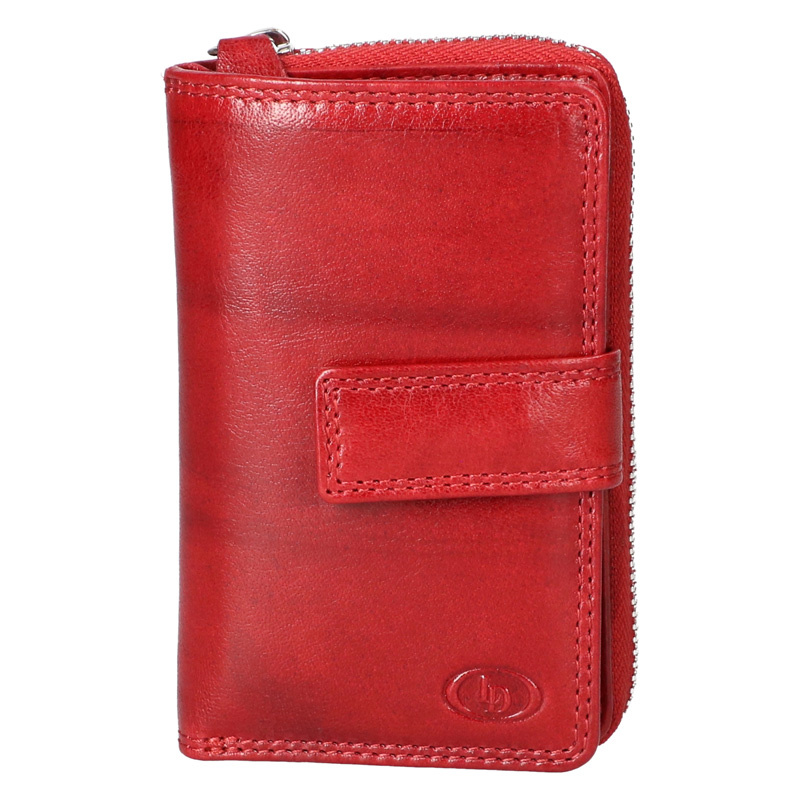 Leather Design Ladies zipper wallet