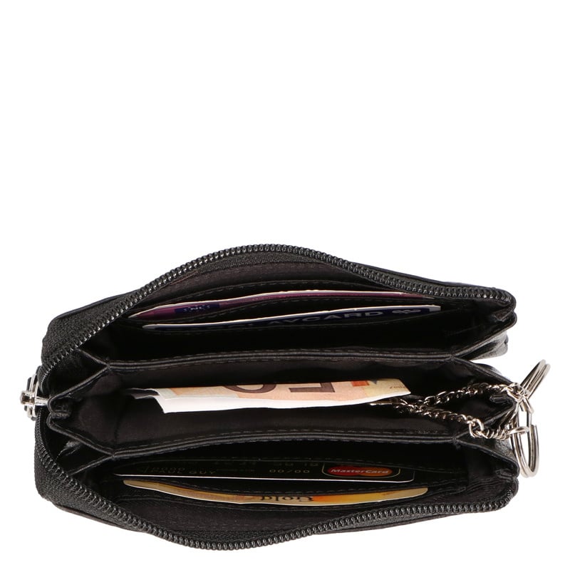 Leather Design Dames Sleutel & Card Wallet