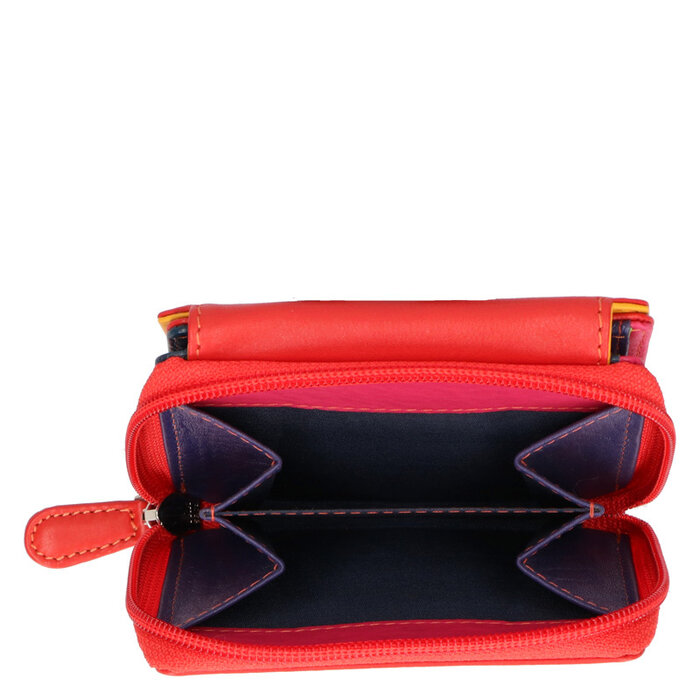 Leather Design Zipperwallet Multi color