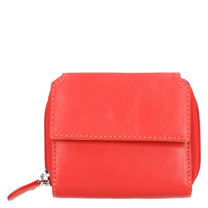 Leather Design Zipperwallet Multi color