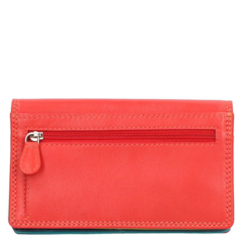 Leather Design Zipperwallet Multi colour