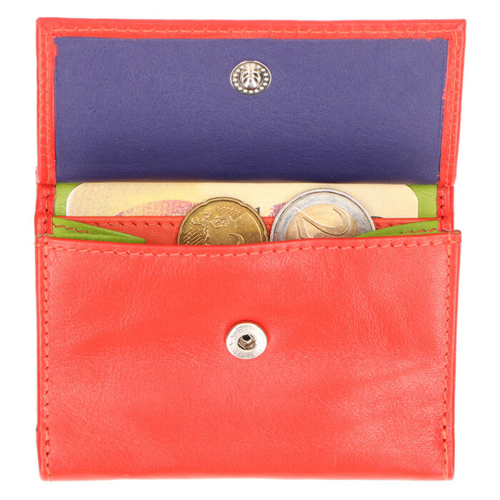 Leather Design Miniwallet Multi colour