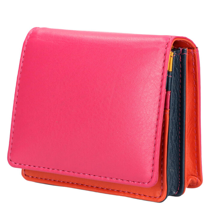 Leather Design Miniwallet Multi colour